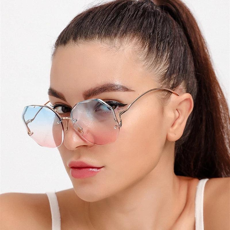 Óculos de Sol Feminino Gradiente - Femory