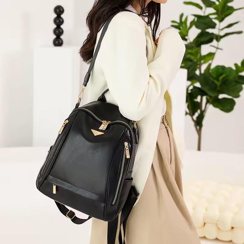 Mochila Feminina em Couro Genuíno Vienna