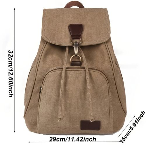 Mochila Feminina Escolar de Algodão