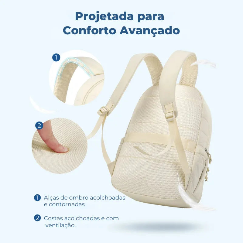 Mochila Feminina Notebook Impermeável Bagsmart