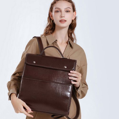 Mochila de Couro Retrô
