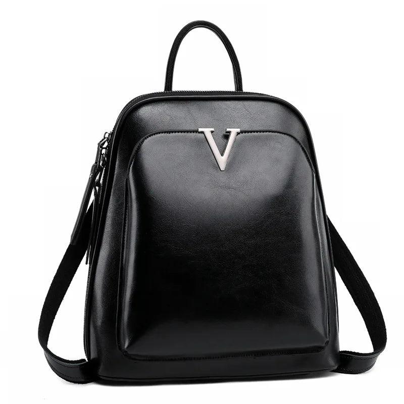 Mochila Feminina em Couro Genuíno Vitória