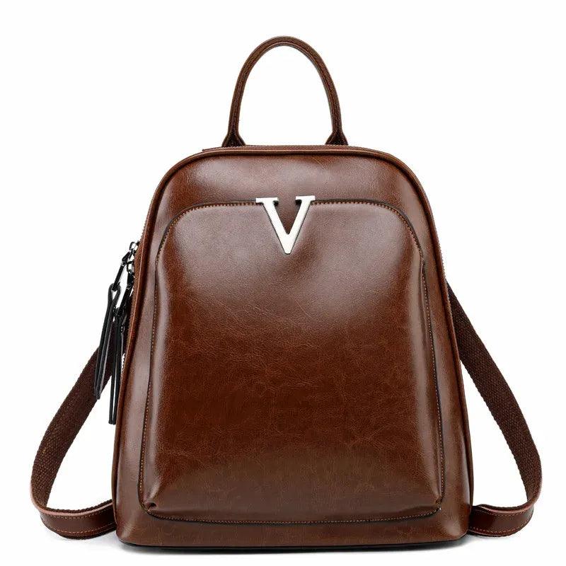 Mochila Feminina em Couro Genuíno Vitória