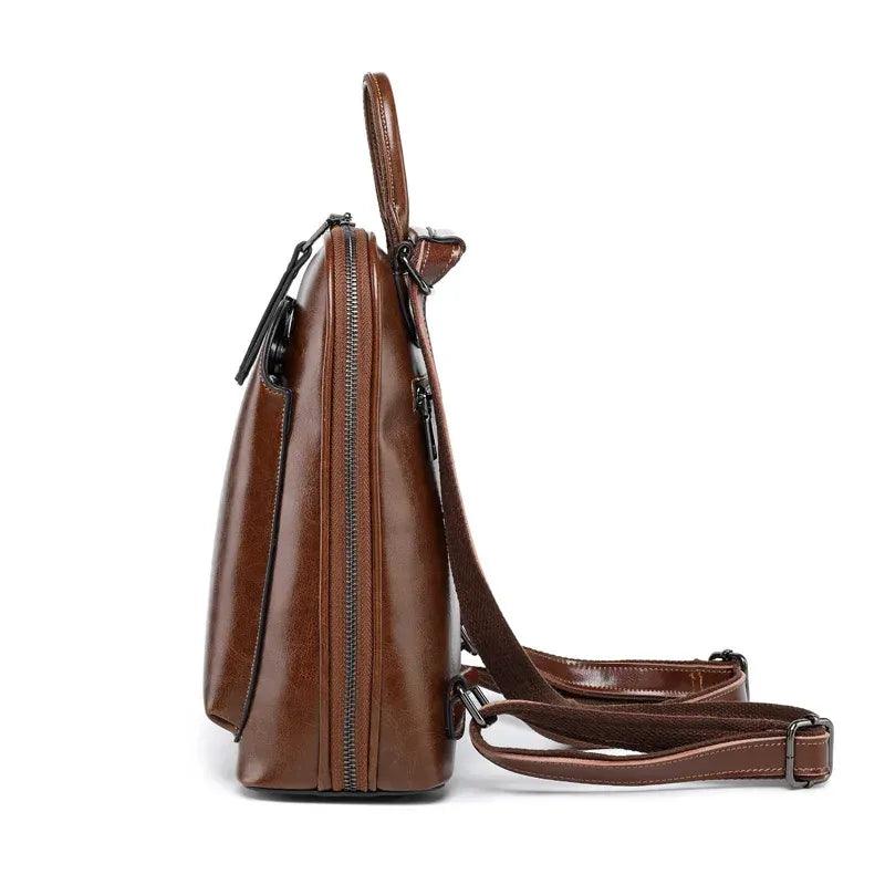 Mochila Feminina em Couro Genuíno Vitória