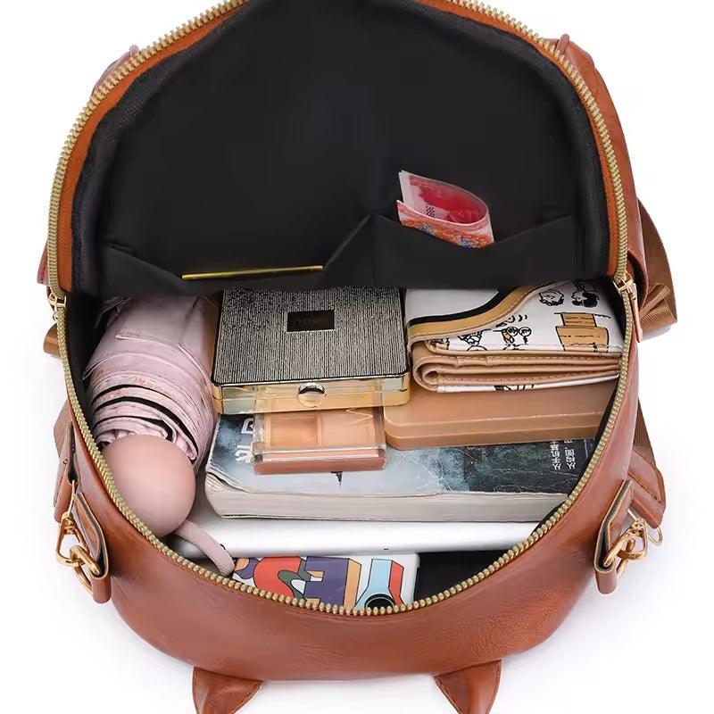 Mochila Feminina em Couro Genuíno Vienna