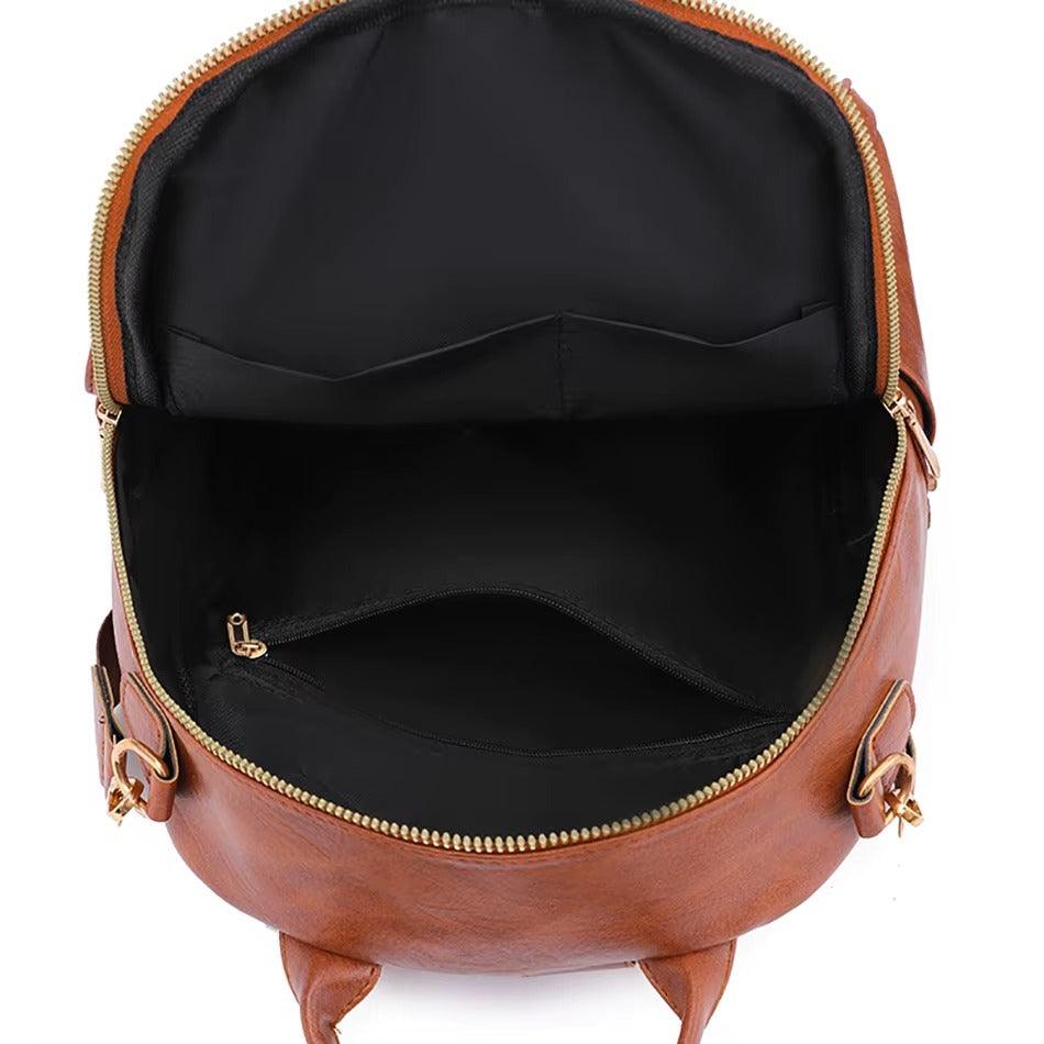 Mochila Feminina em Couro Genuíno Vienna