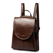 Mochila Feminina em Couro Genuíno Lysa Atemporal