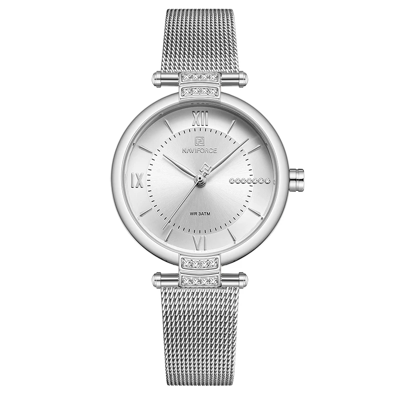 Relógio de Pulso Feminino Quartz com Cristais - Edição Princess