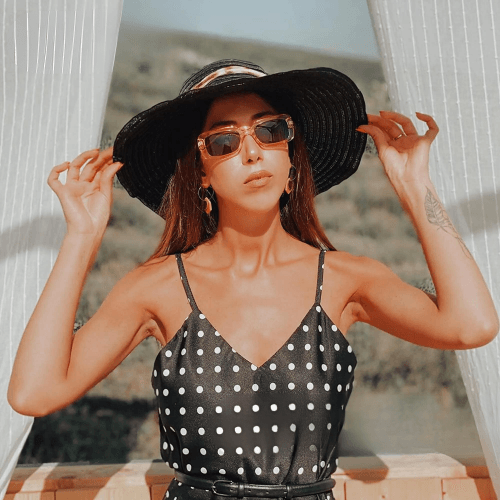 Óculos de Sol Feminino Estilo Fashion Retangular - Femory