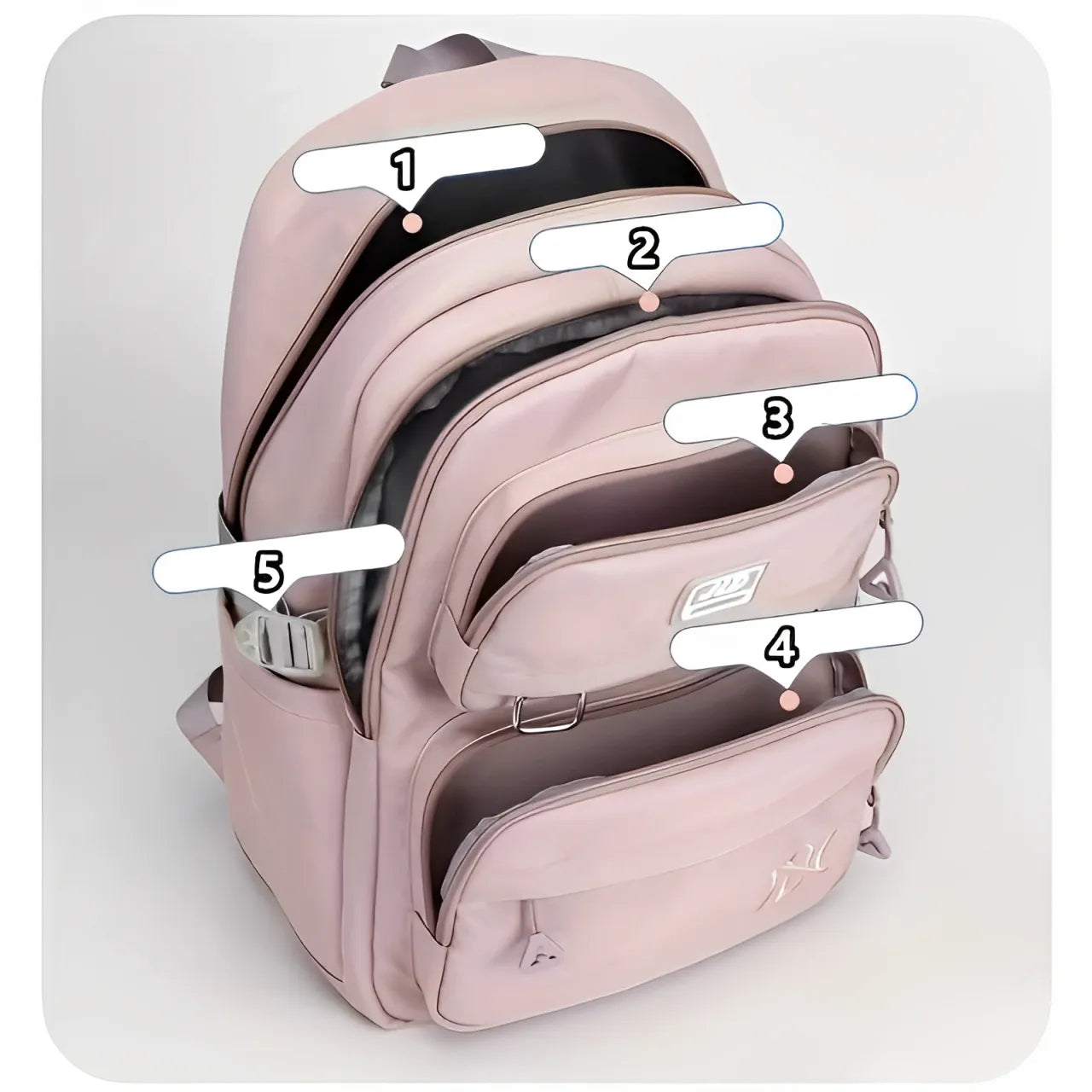Bolsa Mochila Feminina Escolar Grande JLD