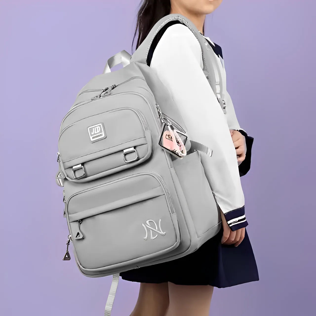 Bolsa Mochila Feminina Escolar Grande JLD