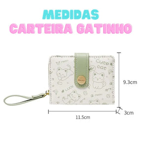 Carteira Feminina Pequena Cat