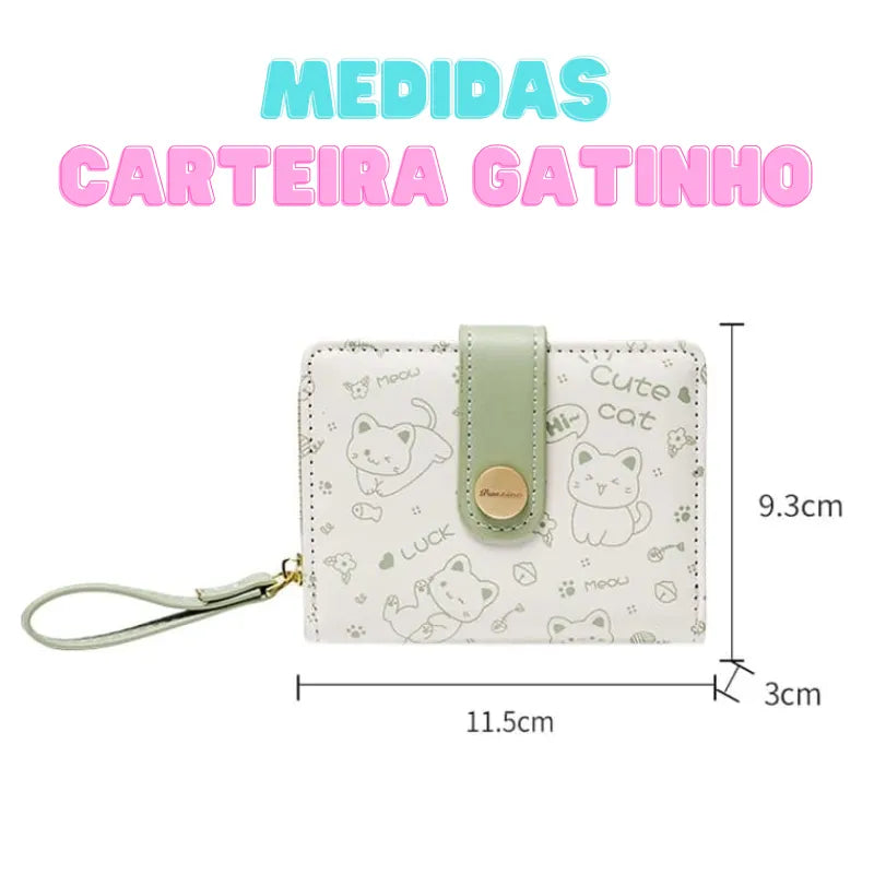 Carteira Feminina Pequena Cat