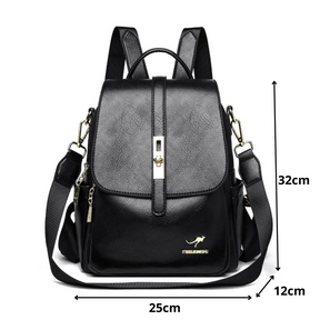 Mochila Feminina em Couro Genuíno Scarlett