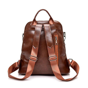 Mochila Feminina em Couro Legítimo - Giselle