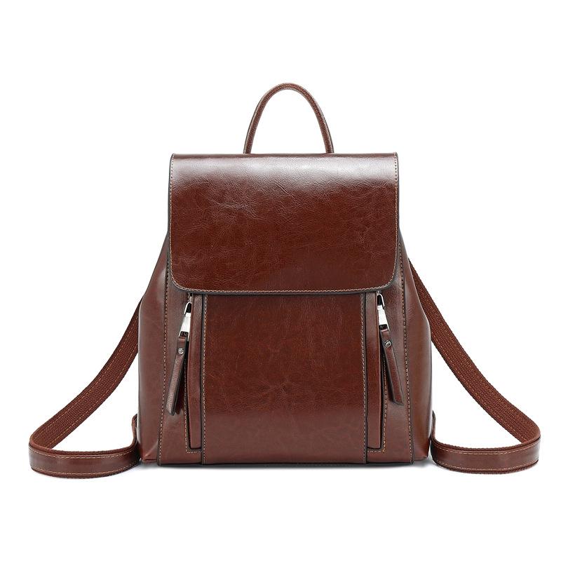 Mochila Feminina em Couro Genuíno Lygia - Modelo Exclusivo