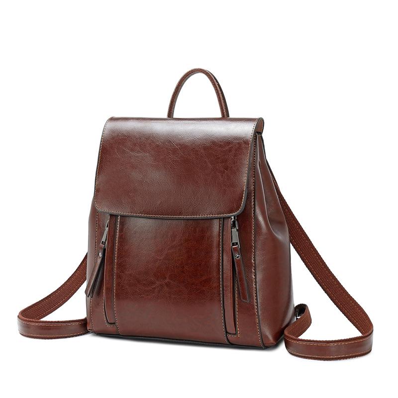 Mochila Feminina em Couro Genuíno Lygia - Modelo Exclusivo