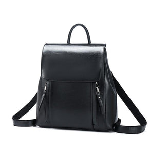 Mochila Feminina em Couro Genuíno Lygia - Modelo Exclusivo