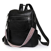 Mochila Feminina em Couro Genuíno Léa Compacta