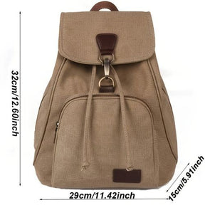 Mochila Feminina Escolar de Algodão