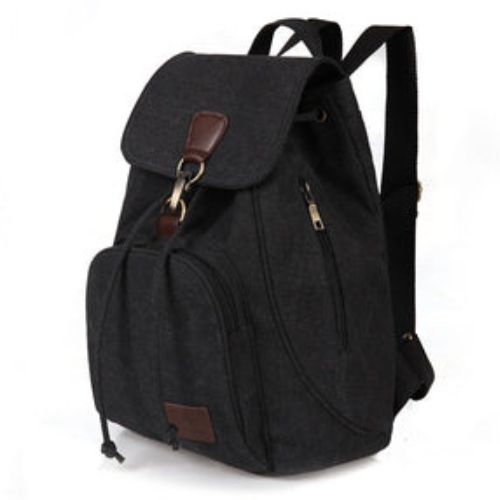 Mochila Feminina Escolar de Algodão