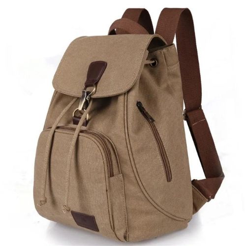 Mochila Feminina Escolar de Algodão
