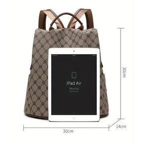 Mochila Feminina Retrô Anti-Furto