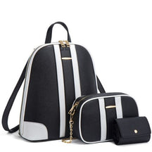 Mochila de Couro Feminina com 2 Bolsas