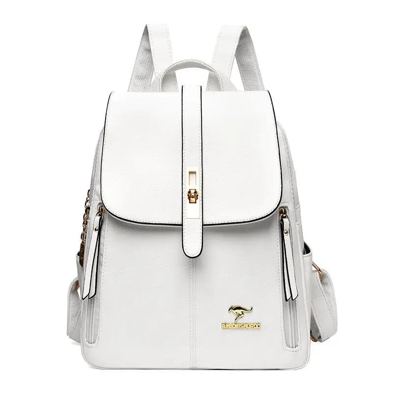 Mochila Feminina em Couro Genuíno Camille