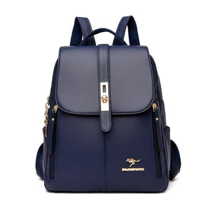 Mochila Feminina em Couro Genuíno Camille