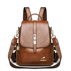 Mochila Feminina em Couro Genuíno Scarlett