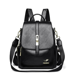 Mochila Feminina em Couro Genuíno Scarlett