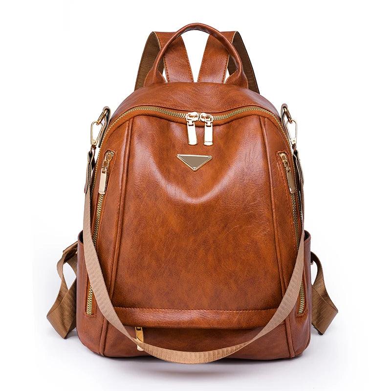 Mochila Feminina em Couro Genuíno Vienna