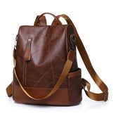 Mochila Feminina em Couro Genuíno Lior