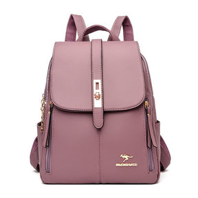 Mochila Feminina em Couro Genuíno Camille