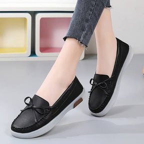 Mocassim Feminino com Laço Decorativo