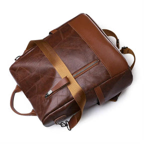 Mochila Feminina em Couro Genuíno Lior
