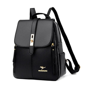 Mochila Feminina em Couro Genuíno Camille